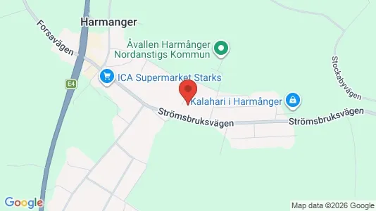 Lägenheter att hyra i Nordanstig - kort over placeringen