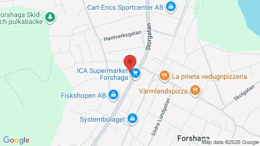 Lägenheter att hyra i Forshaga - Bild från Google Street View