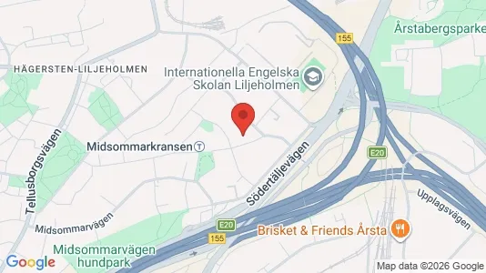 Lägenheter att hyra i Söderort - kort over placeringen