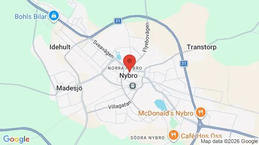 Hus att hyra i Nybro - Bild från Google Street View