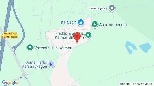 Lägenheter att hyra i Kalmar - kort over placeringen