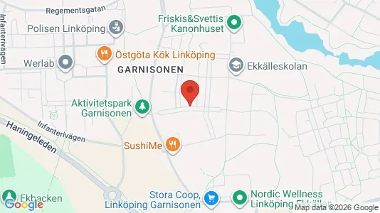 Lägenheter att hyra i Linköping - kort over placeringen
