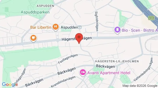 Lägenheter att hyra i Söderort - kort over placeringen