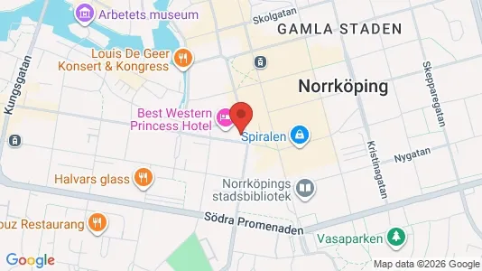 Lägenheter att hyra i Norrköping - kort over placeringen