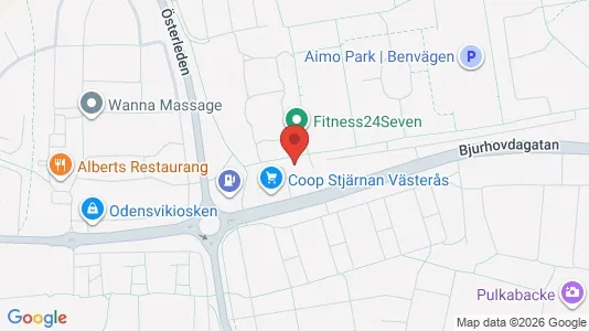 Lägenheter att hyra i Västerås - kort over placeringen