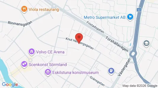 Lägenheter att hyra i Eskilstuna - kort over placeringen