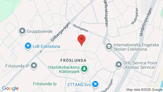 Lägenheter att hyra i Eskilstuna - kort over placeringen