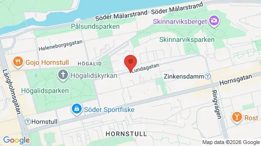 Lägenheter att hyra i Södermalm - kort over placeringen