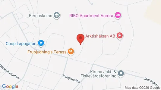 Lägenheter att hyra i Kiruna - Bild från Google Street View