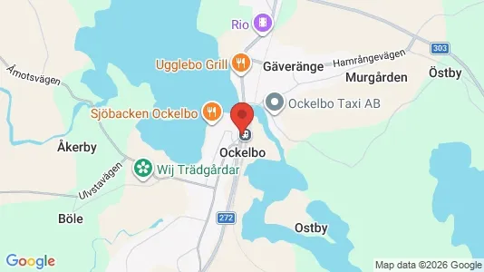 Lägenheter att hyra i Ockelbo - kort over placeringen