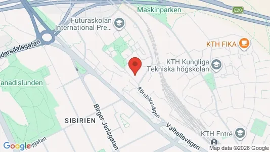 Lägenheter att hyra i Östermalm - kort over placeringen