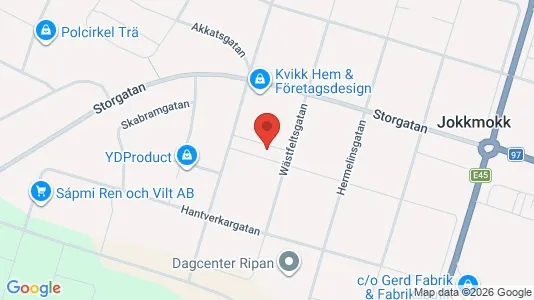Lägenheter att hyra i Jokkmokk - Bild från Google Street View