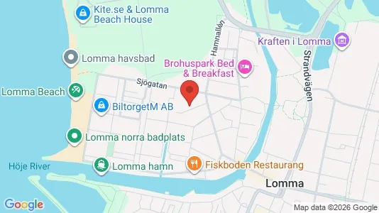 Lägenheter att hyra i Lomma - kort over placeringen
