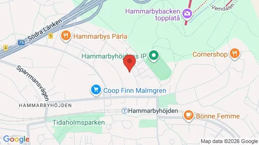 Lägenheter att hyra i Söderort - kort over placeringen