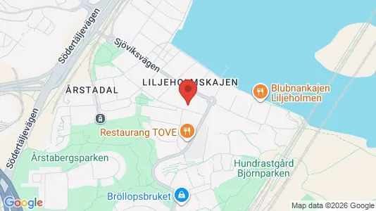 Lägenheter att hyra i Södermalm - kort over placeringen