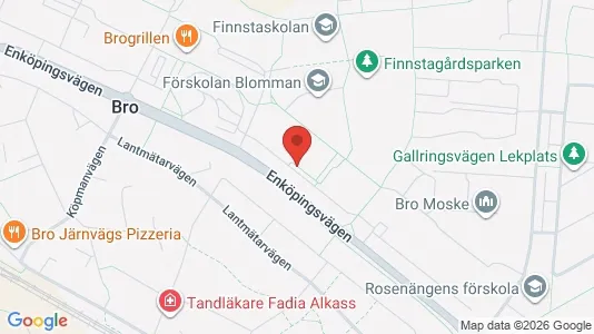 Lägenheter att hyra i Upplands-Bro - kort over placeringen