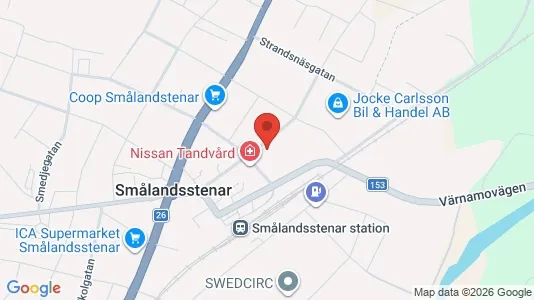 Lägenheter att hyra i Gislaved - kort over placeringen