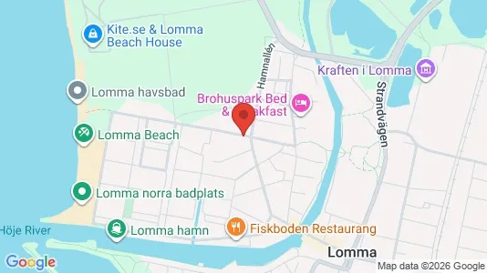 Lägenheter att hyra i Lomma - kort over placeringen