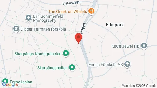 Lägenheter att hyra i Täby - kort over placeringen