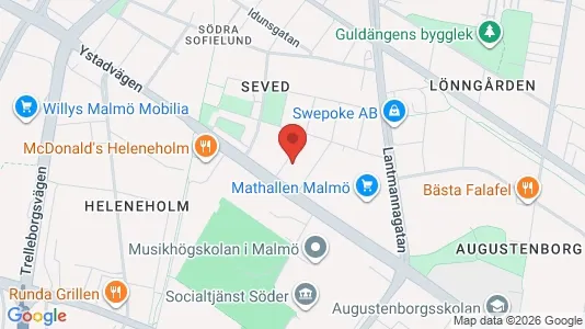 Lägenheter att hyra i Sofielund - kort over placeringen