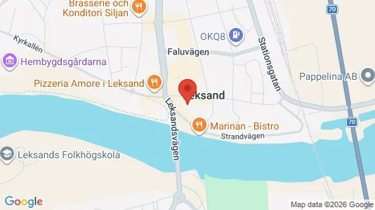 Lägenheter att hyra i Leksand - Bild från Google Street View