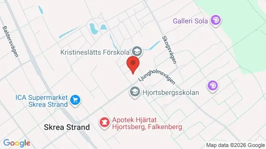 Lägenheter att hyra i Falkenberg - kort over placeringen