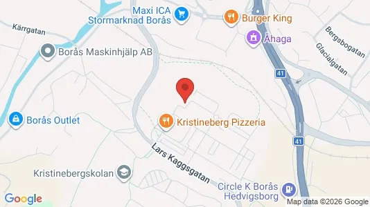 Lägenheter att hyra i Borås - kort over placeringen