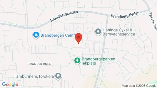 Lägenheter att hyra i Haninge - kort over placeringen