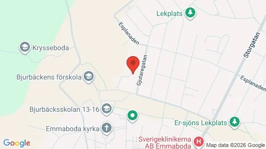 Lägenheter att hyra i Emmaboda - Bild från Google Street View