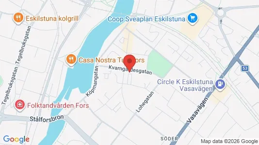 Lägenheter att hyra i Eskilstuna - kort over placeringen