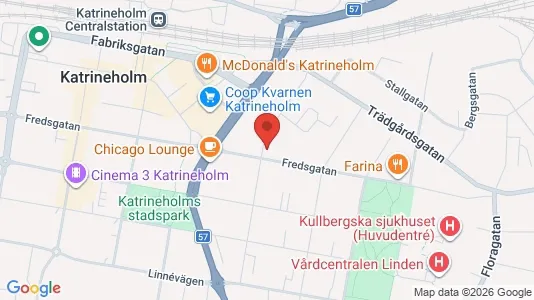 Lägenheter att hyra i Katrineholm - kort over placeringen