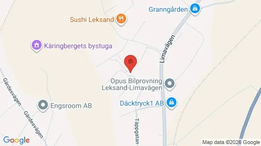 Lägenheter att hyra i Leksand - Bild från Google Street View