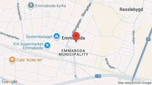 Lägenheter att hyra i Emmaboda - Bild från Google Street View