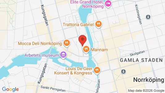 Lägenheter att hyra i Norrköping - kort over placeringen