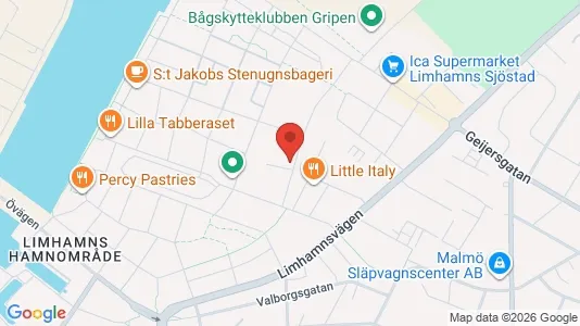 Lägenheter att hyra i Limhamn/Bunkeflo - kort over placeringen