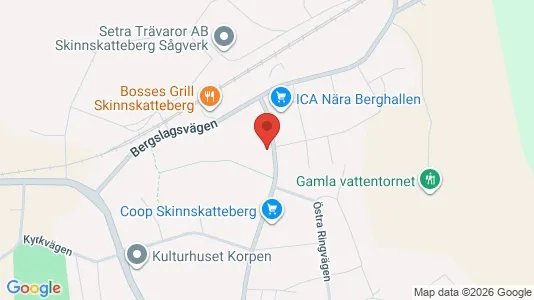 Lägenheter att hyra i Skinnskatteberg - kort over placeringen
