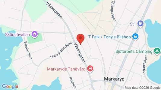 Lägenheter att hyra i Markaryd - Bild från Google Street View
