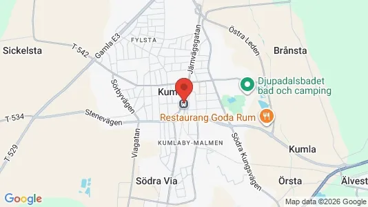 Lägenheter att hyra i Kumla - kort over placeringen