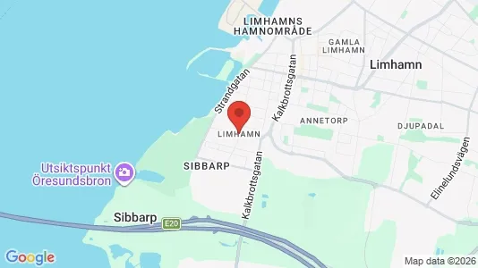 Radhus att hyra i Limhamn/Bunkeflo - kort over placeringen
