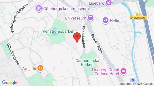 Lägenheter att hyra i Johanneberg - kort over placeringen