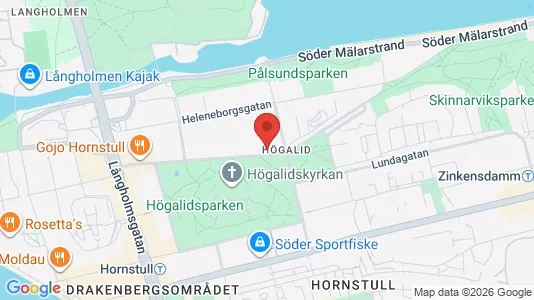 Lägenheter att hyra i Södermalm - kort over placeringen