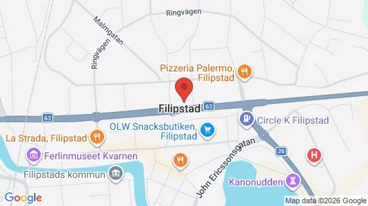 Lägenheter att hyra i Filipstad - Bild från Google Street View