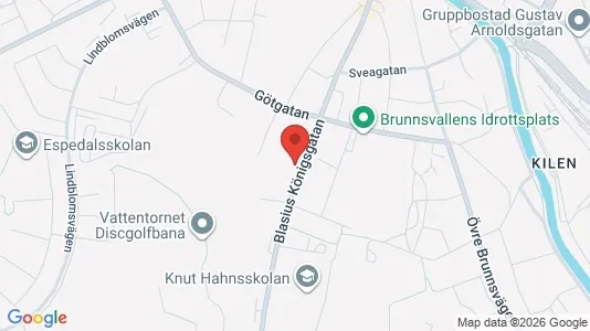 Lägenheter att hyra i Ronneby - kort over placeringen