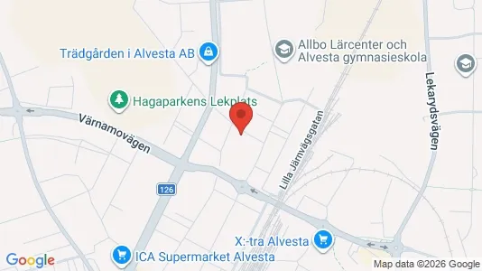 Lägenheter att hyra i Alvesta - Bild från Google Street View