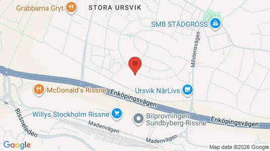 Lägenheter att hyra i Sundbyberg - kort over placeringen