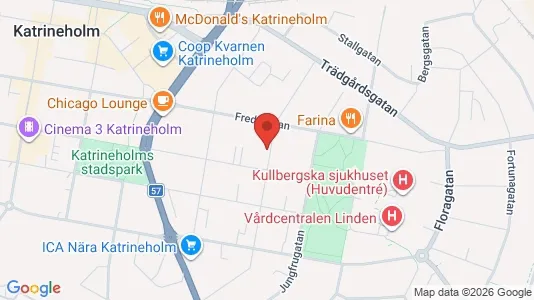 Lägenheter att hyra i Katrineholm - kort over placeringen