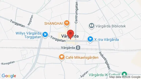 Lägenheter att hyra i Vårgårda - kort over placeringen