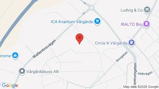 Lägenheter att hyra i Vårgårda - kort over placeringen
