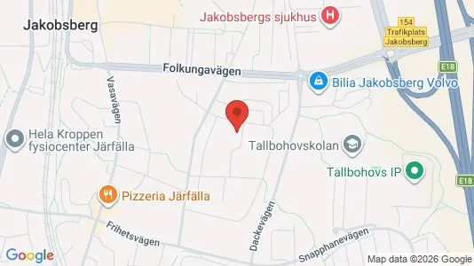 Lägenheter att hyra i Järfälla - kort over placeringen