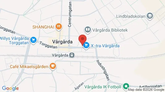 Lägenheter att hyra i Vårgårda - kort over placeringen